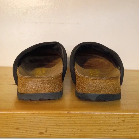 Birkenstock Boston Papillio Brown Sandals Slip On Slides Size 38 Women's 7 Mns 5 - Picture 13 of 14